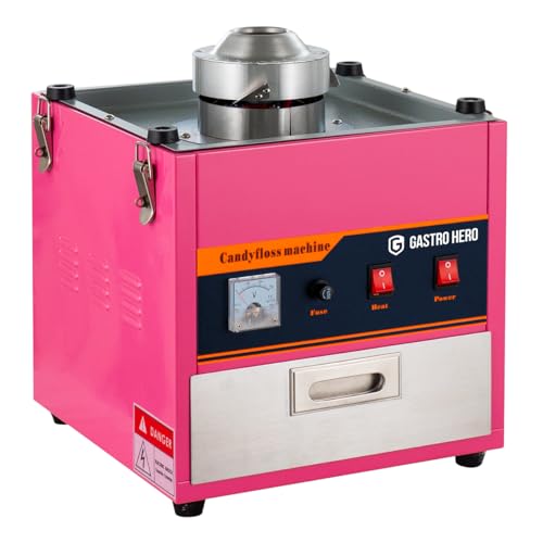 GastroHero Zuckerwattemaschine I Profi Zuckerwatte Maschine für Gastronomie I Cotton Candy Machine I Zuckerwatte für Jahrmärkte Weihnachtsmärkte Events – Bild 4