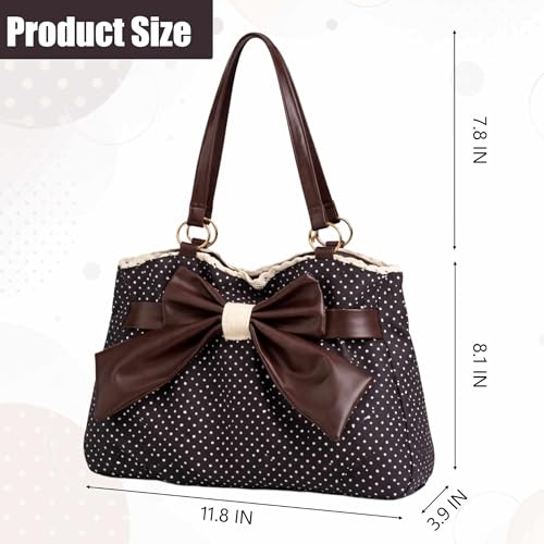 Bolso Tote con Lunas, Retro Vintage para Mujer miniatura 4