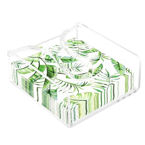 Yncotte Napkin Holder for Table, Acrylic Clear Napkin Holder 7
