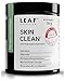 Produktbild LEAF Nutrition SKIN CLEAN Kapseln vegane Nahrungsergänzung mit Spirulina- & Chlorella-Alge | mit Chrom & Selen für Ihre Haut | für 30 Tage (120 Stück) | nachhaltige Glas-Verpackung & Made in Germany