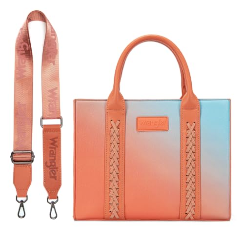 Image of Wrangler Tote Bag for Women Designer Satchel Handbags Top-handle Purses with Strap