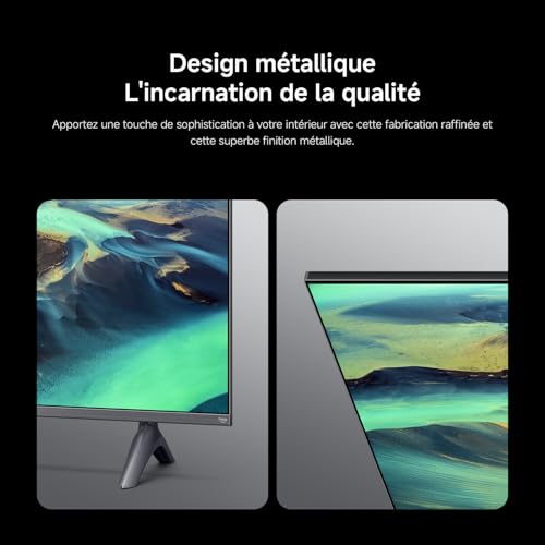 XIAOMI TV F Pro 75, 190 cm (75 Pouces), 4K UHD QLED, Smart TV, Fire TV, Contrôle Vocal Alexa, HDR10+, Mode Game Boost 120Hz, MEMC, 2Go+32Go, Compatible avec AirPlay