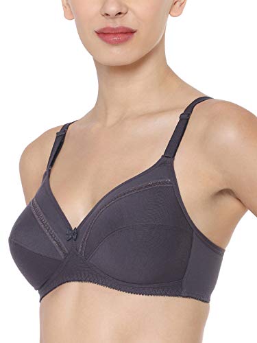 Image of Triumph Comfort Wireless Non Padded Everyday Women Cotton Bra Soft Breathable Cotton, Cut‑n‑Sew Cups 3 /4 Coverage, High Center Bridge Lace Trim & Bow Daily Comfort, Natural Shape Pack Of 1