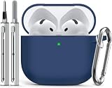 Inesore Compatible with AirPods 5/4 Case- Navy Blue