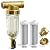 SimPure 100/500 Micron Spin Down Sediment Filter with 2-Stage Whole House Filter, Reduce Odor, Chlorine, Taste, Iron, Lead, Pre-Filtration System for City/Well Water,Brass Port, BPA Free
