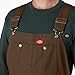 Dickies Mens Bib Overalls, Rinsed Timber, 40W x 30L US