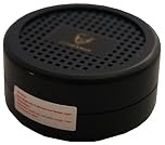 GERMANUS Humidor Humidifier Box Round, Black, Premium with Humidifier Crystals with Instructions Paper