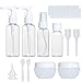 Flacon Vide Voyage Bouteilles de Voyage 12 pièces de Bouteilles de Taille de Voyage aérien, Articles de Toilette, contenants de cosmétiques, contenants de Liquide pour Sacs de Rangement