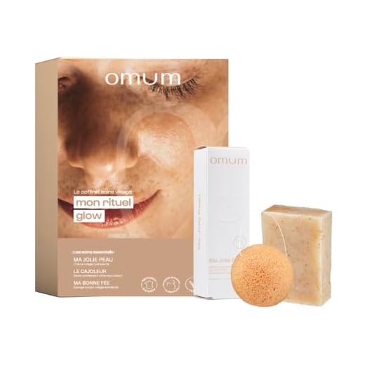 Coffret soins visage 100% naturels et bio Omum "1,2,3. Bonne Mine" - grossesse & post-grossesse