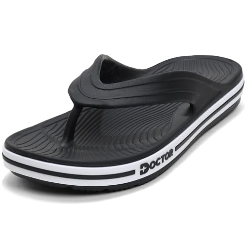 Image of Men's Comfort Flip Flops with Cushioned EVA Sole | Lightweight Anti-Slip Everyday Wear Slippers for Walking, Home, Outdoor & Casual Use