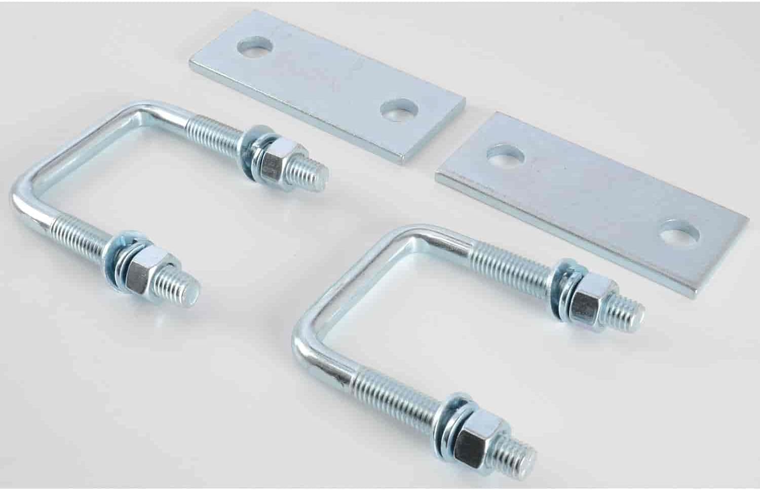 JEGS Leaf Spring Clamp Kit | Locks Leaf Springs Together For Stabilizing | Provides Better Control of Axle Torque | Fits Leaf Springs Up To 2.5” Wide | Includes Grade 8 Hardware