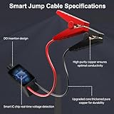 Jump Starter Power Pack with Air Compressor 150PSI, Acmount 6000A 12V Car Battery Booster Jump Starter (Up to ALL Gas/12L Diesel), Car Starter Power Bank with Leads, Emergency LED Light - Image 7