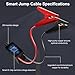 Acmount W160 Jump Starter with Air Compressor, 5000A Car Jump Starter 150PSI Tire Inflator, 12V Car Battery Jumper Pack for Up to 9.0 Gas/8.0L Diesel, Portable Air Pump with LCD Display & LED Light