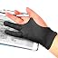 A/Breathable Two-finger Single-layer Black Xs