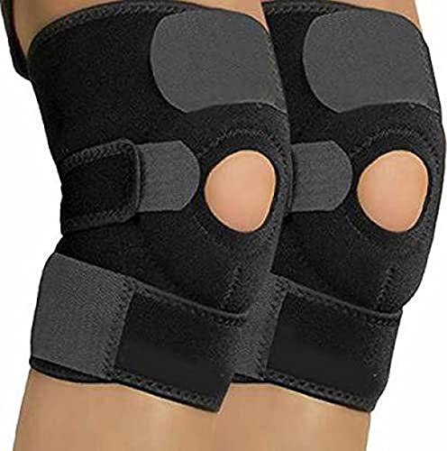 GymWar Knee Support For Joint Paint Relief(1 Pair) - Neoprene Knee Cap For Women Knee Pain|Knee Support For Men Knee Belt For Workout|Knock Knee Brace For Sports And Pain Relief (Black) - One Size (B09DPR7DWF) Amazon Price History, Amazon Price Tracker