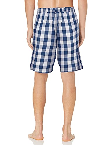 Image of Nautica Men's Soft Woven 100% Cotton Elastic Waistband Sleep Pajama Short
