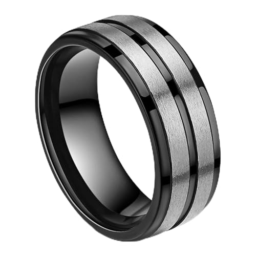 Alliance femme homme titane 8mm, l'anneau idéal pour le quotidien