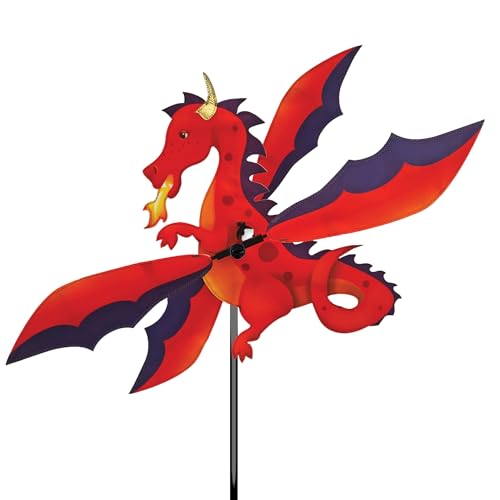 Whirligig Spinner Red Dragon 19