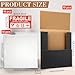 Janlaugh 10 Sets Vinyl Record Mailers 12.6 x 12.6 x 1 Shipping Boxes Easy Fold Album Corrugated Cardboard Box with Fragile Stickers and Bubble Bags for Packing Shipping Moving Storage(Black)