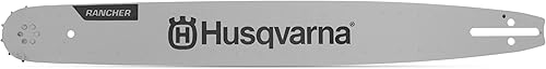 Husqvarna Barra de motosierra rancher de 20 pulgadas, paso de 38 pulgadas, calibre 0.058 pulgadas, 72 eslabones de transmisión, accesorios de