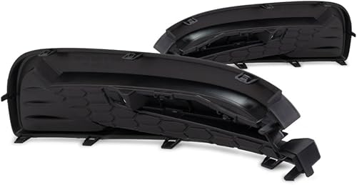 Miniatura 5 de Para Honda Civic - Cubierta de luz antiniebla 2013 2014 2015 para el lado del conductor y del pasajero  Negro texturizado  Sedán  HO1038113 +