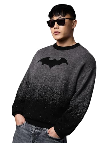 The Souled Store Batman Gradient Logo Pullover Sweater - Image 2