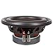 Alphasonik HSW208 Hyper 200 Series 8” 600 Watts Max / 200 Watts RMS Single 4 Ohm Car Subwoofer Stamped Alpha Steel Basket with High Grade Magnet Non Pressed Paper Cone Audio Speaker Bass Sub Woofer