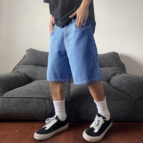 Short de skateboard en jean pour homme à coupe décontractée - 5