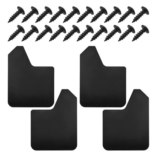 4PCS Universal Car Mud Flaps, Flexible Splash Guards Set for