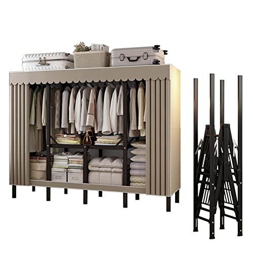 [h[u gݗĕsv Jo[t e IbNXtH[hz N[[bg nK[bN ȒPgݗ ߗގ[bN ȃXy[X h ho h (x[W, 160*48*172cm)