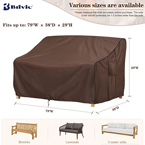 Brivic 78"W X 38"D X 29"H Patio Furniture Covers Waterproof thumb #1