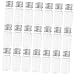 SOLUSTRE 36 Pcs Storage Container Plastic Tubes for Storage Candy Storage Tubes Plastic Tubes for Bath Salt Party Favors Tubes Gumballs Small Plastic Storage Tubes with Lids Screw Cap Flat