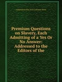 Amazon.co.jp: Premium Questions on Slavery Each Admit : 洋書