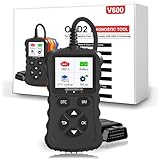 ✨【Assistant essentiel pour chaque propriétaire de voiture—Lecteur de code OBD2】Le scanner OBD2 iKiKin V600 peut diagnostiquer de manière complète le moteur et déterminer la cause (la base de données innovante de codes d’erreur compte plus de 3600 DTC), afin de déterminer s’il peut être réparé par soi-même, évitant ainsi des réparations aveugles et coûteuses. Laissez le code d'erreur être réinitialisé et vérifiez l'affichage du moteur une fois le problème résolu. Sans aucun doute, cet outil de diagnostic automobile est un excellent cadeau pour vos proches et vos amis ! !