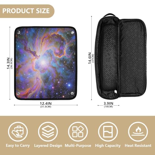 Bolso de viaje para planchas de cabello resistente al calor miniatura 4