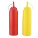Produktbild Lembeauty Quetsch-Saucen-Flaschen, Kunststoff, Gewürzbehälter, Spender für Senf, Ketchup, Öl, Honig, Salat, Dressing, 2er Set