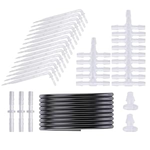 Solar Automatic Drip Irrigation System, Harness Sunshine or External Power for Indoor and Outdoor Use, Rain or Shine! Supports Up to 15 Potted Plants (Expansion Kit/Extra Accessories Kit)