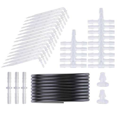 Tropfbewässerung, Automatisches Gartenbewässerungssatz für Topfpflanzen, Balkon, Pflanzenbett, Grünhaus Solar Tropfbewässerungssatz Bewässerungssystem (Zubehör)