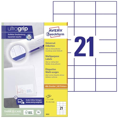 Étiquettes Rondes Résistantes Aux Intempéries Avery L4716REV Ø30mm - Pack 960