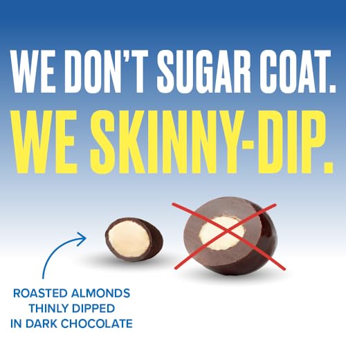 Image of SkinnyDipped Peppermint and Mocha Splash Almonds Variety Pack Bundle, Healthy Snack, Plant Protein, Gluten Free, 3.5 oz Resealable Bags, Pack of 5, Limited Edition