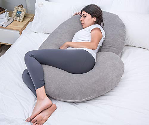 1 Middle One Pregnancy Pillow, C Shaped Full Body Pillow For Maternity Support thumb #2