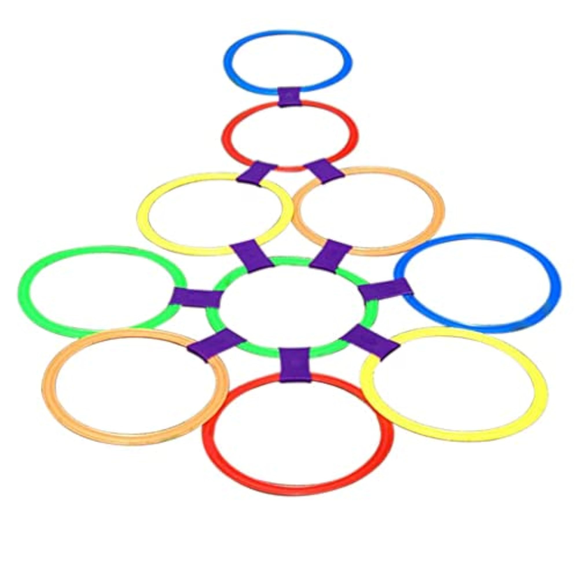 Large Size Twister Hopscotch Multi-Color Active Play Set