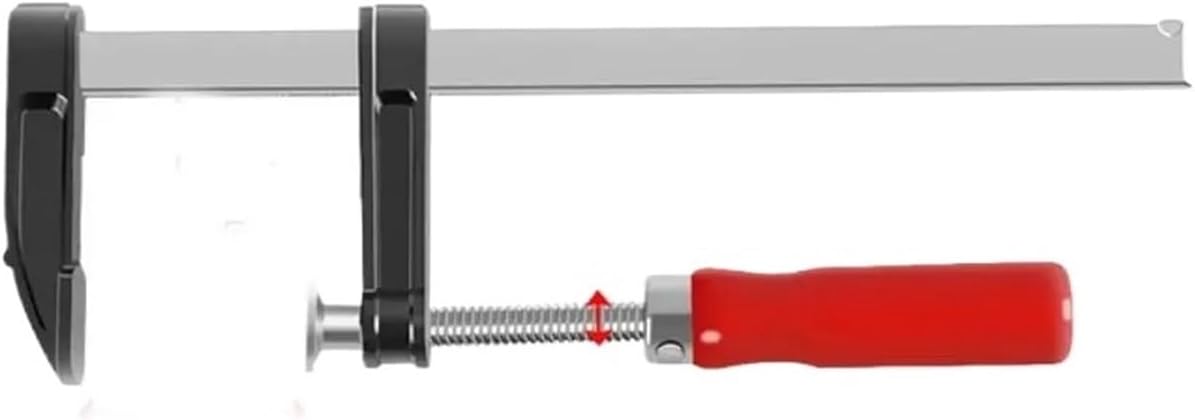 High Strength Heavy Duty F-Clamp Woodworking Carpenter Accessory Bar Clip Clamp DIY Hand Tool Wood Clamping(150mm)