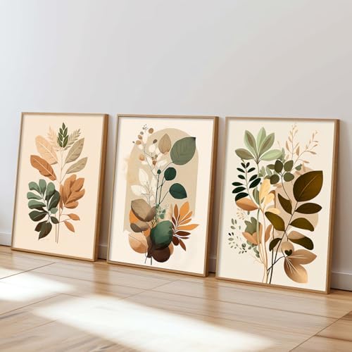 Image of kotart Painting for Wall Decoration - Modern Art Wall Decor Framed Painting for Living Room Bedroom - Framed Wall Posters /Paintings with Frame Set of 3 (Art-6, 19X25 inch)