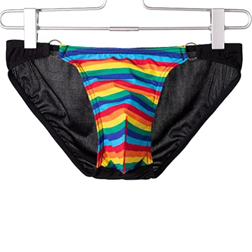 Cotton Striped Gay Thong Clothing Designer Jockstraps Large Size4