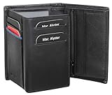 mcm portemonnaie herren MAC ALYSTER Portefeuille européen - 3 vol. NOIR ONE SIZE WOMENS