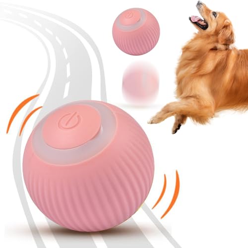 beolzye 猫用ボールおもちゃ USB充電式 - 充電式 自動で動く猫遊びボール | 360度回転 動作感知式 ペット獲物追跡おもちゃ ベランダ・屋内・ガーデン対応