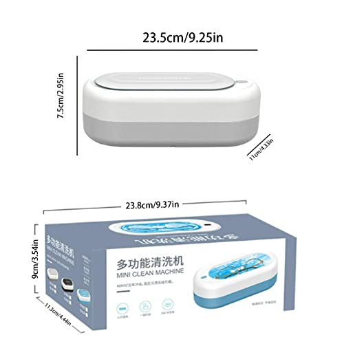 Limpador joias - Limpador ultrassônico para brincos - Cesta limpeza segura para relógio frequência v