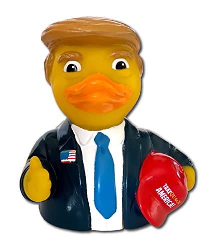 Celebriducks The Donald Duck Floating Rubber Ducks - Collectible Bath Toy Gift For Kids & Adults Of All Ages #TOP4