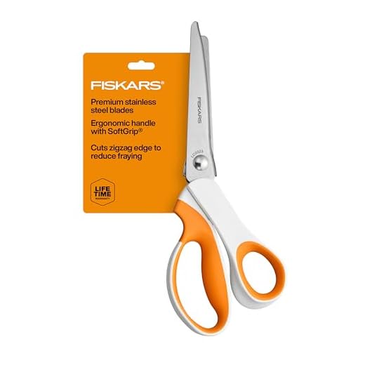 Fiskars Ergonomic Pinking Shears for Fabric